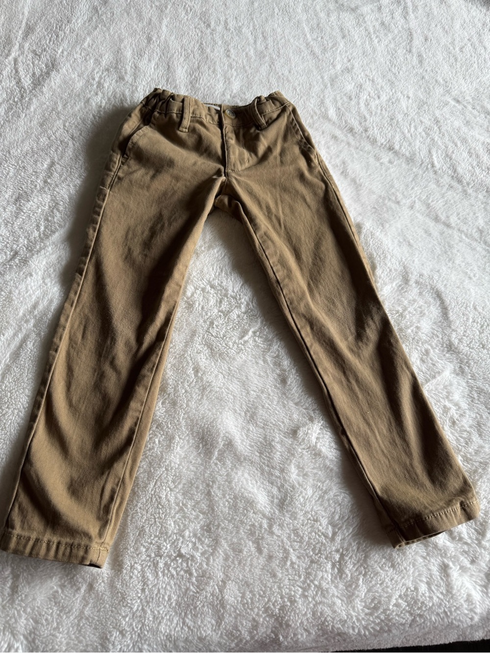 Beverly Hills Polo Club Boys' Khaki Straight-Leg Chinos